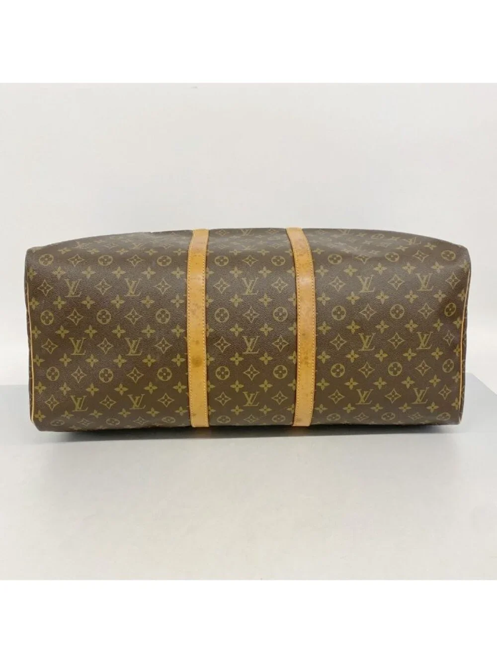 Louis Vuitton Boston Bag Monogram Keepall 60 Brown